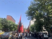 آیین علم‌کشان در سومین روز شهادت امام حسین(ع)؛روایتی از ایثار زنان بنی‌اسد+ فیلم