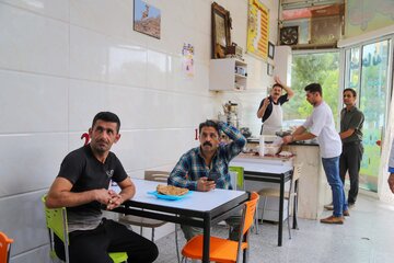 تماشای مسابقه فوتبال ایران و مصر - بجنورد