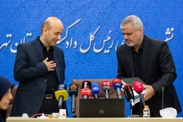 نشست خبری علی القاصی‌مهر، رئیس کل دادگستری استان تهران