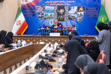 ابراهیم عزیزی، رئیس کمیسیون امنیت ملی و سیاست خارجی مجلس شورای اسلامی در نشست خبری هفته بازخوانی و افشای حقوق بشر آمریکایی
