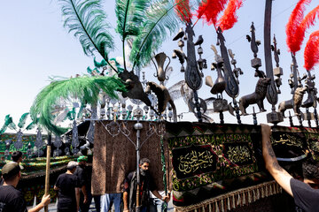 مراسم عزاداری سومین روز شهادت امام حسین(ع)