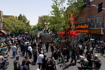 مراسم عزاداری سومین روز شهادت امام حسین(ع)