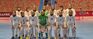 قهرمانی تیم فوتسال زنان ایران در کافا