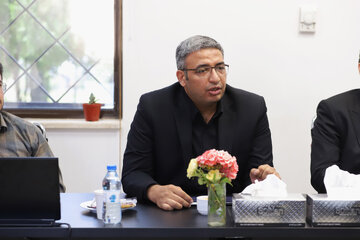  مهدی کاظمی خالدی معاون سازمان تجاری‌سازی فناوری و اشتغال دانش‌بنیان جهاد دانشگاهی در سفر معاونان جهاد دانشگاهی کشور به تبریز