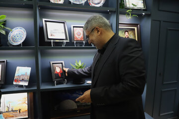 حمید صابرفرزام معاون رئیس جهاددانشگاهی و رئیس سازمان تجاری‌سازی فناوری و اشتغال دانش‌بنیان در سفر معاونان جهاد دانشگاهی کشور به تبریز