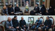 دیدار پزشکیان با خانواده شهیدان خطیب و موسوی