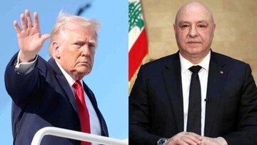 عون به ترامپ: لبنان مسئولیت اجرای توافق چارچوبی را بر عهده می‌گیرد