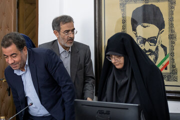 دکتر علی منتظری، رئیس جهاد دانشگاهی در نشست هماهنگی برنامه‌های فرهنگی وداع و تشییع رهبر شهید 