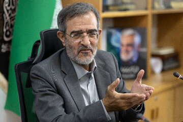 دکتر علی منتظری، رئیس جهاد دانشگاهی در نشست هماهنگی برنامه‌های فرهنگی وداع و تشییع رهبر شهید 