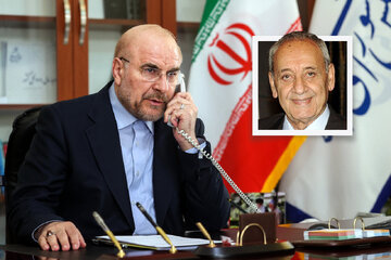 برّی و قالیباف حملات صهیونیست‌ها به جنوب لبنان را بررسی کردند