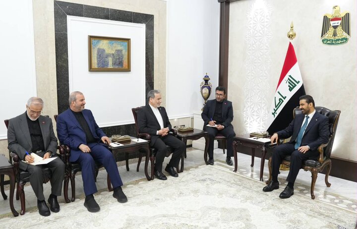 دیدار وزیر خارجه ایران با نخست‌وزیر عراق