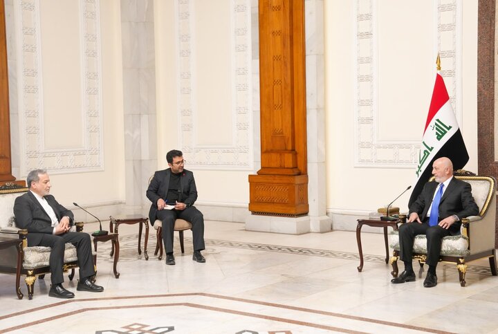 دیدار وزیر خارجه ایران با نخست‌وزیر و رئیس‌جمهور عراق