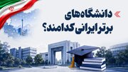 اینفوگرافیک/ دانشگاه‌های برتر ایرانی کدامند؟