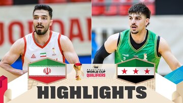 خلاصه بازی تیم ملی بسکتبال ایران و سوریه