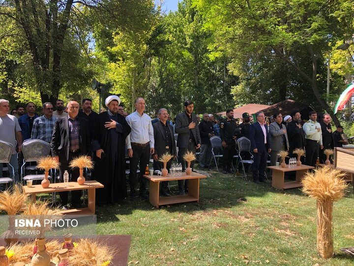 آیین شکرگزاری برداشت گندم در نظرآباد برگزار شد