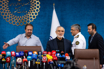 نشست خبری علی‌اکبر پورجمشیدیان، دبیر ستاد ملی آیین تشییع و وداع با رهبر شهید انقلاب