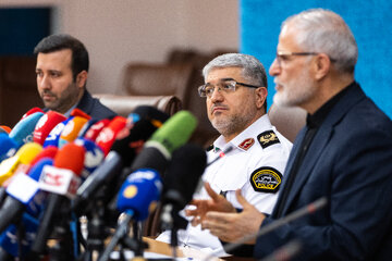 نشست خبری علی‌اکبر پورجمشیدیان، دبیر ستاد ملی آیین تشییع و وداع با رهبر شهید انقلاب