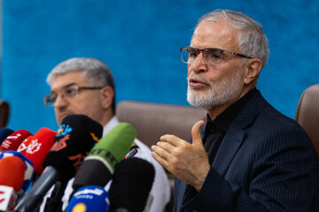 نشست خبری علی‌اکبر پورجمشیدیان، دبیر ستاد ملی آیین تشییع و وداع با رهبر شهید انقلاب