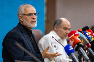 نشست خبری علی‌اکبر پورجمشیدیان، دبیر ستاد ملی آیین تشییع و وداع با رهبر شهید انقلاب