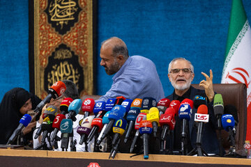 نشست خبری علی‌اکبر پورجمشیدیان، دبیر ستاد ملی آیین تشییع و وداع با رهبر شهید انقلاب