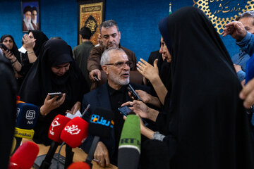 نشست خبری علی‌اکبر پورجمشیدیان، دبیر ستاد ملی آیین تشییع و وداع با رهبر شهید انقلاب