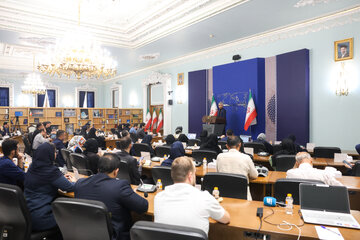 نشست خبری اسماعیل بقایی، سخنگوی وزارت امور خارجه