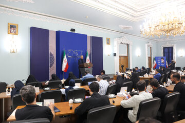 نشست خبری اسماعیل بقایی، سخنگوی وزارت امور خارجه