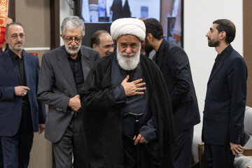 آیت‌الله علی‌اکبر رشاد، رئیس پژوهشگاه فرهنگ و اندیشه اسلامی در آیین افتتاحیه نخستین همایش بین‌المللی «مکتب امام مجاهد شهید»