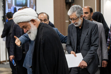 غلامعلی حدادعادل در آیین افتتاحیه نخستین همایش بین‌المللی «مکتب امام مجاهد شهید»