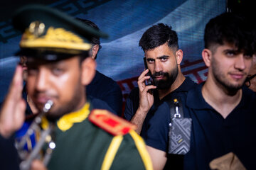 ورود کاروان تیم ملی جمهوری اسلامی ایران به کشور