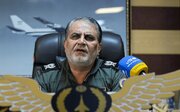 خدمات نیروی هوایی ارتش به حاضران در مراسم وداع و تشییع رهبر شهید