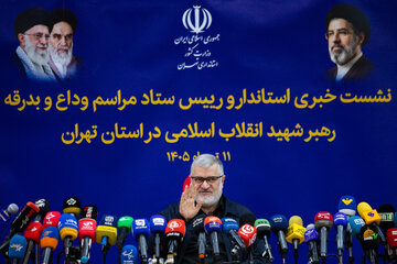 نشست خبری محمدصادق معتمدیان، استاندار تهران