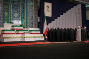 مراسم ادای احترام شخصیت‌های سیاسی و فرهنگی کشورهای جهان بر پیکر رهبر مجاهد شهید انقلاب - ۲