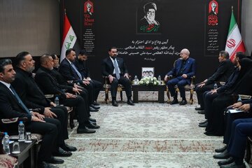 دیدار رئیس مجلس عراق با رئیس مجلس شورای اسلامی
