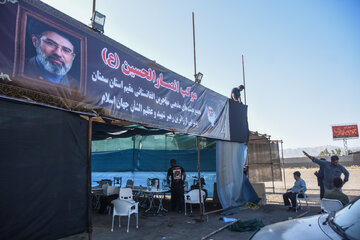 آماده سازی مواکب سمنان برای استقبال از زائران مراسم وداع و تشییع رهبر شهید