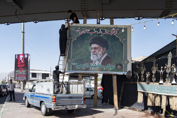 آماده سازی مواکب کرج برای استقبال از زائران آیین بدرقه آقای شهید ایران