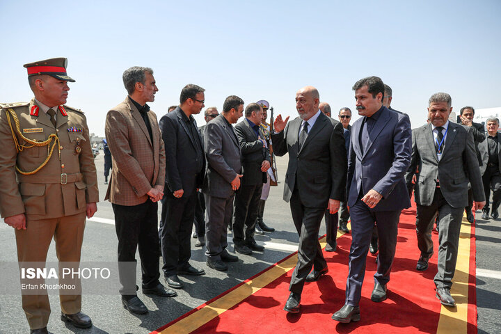 ورود رییس‌جمهور عراق به ایران