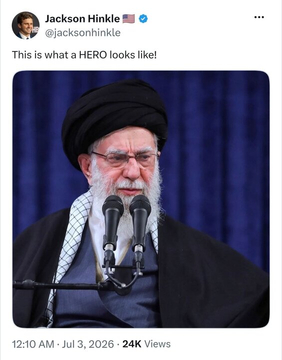 مفسر سیاسی آمریکایی رهبر شهید ایران را یک «قهرمان» توصیف کرد