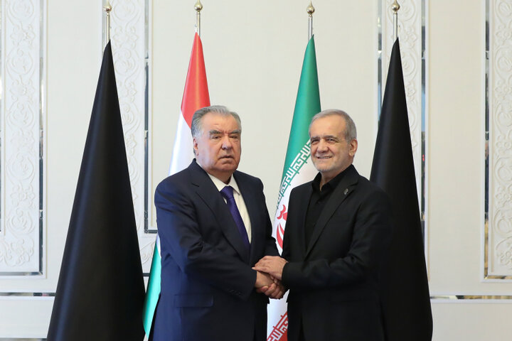 پزشکیان: روابط سیاسی و امنیتی ایران و تاجیکستان می‌تواند گسترش یابد