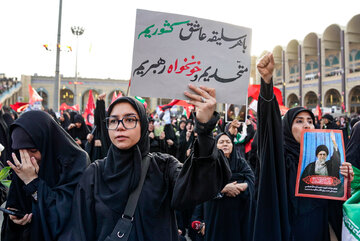 مراسم وداع با رهبر شهید انقلاب