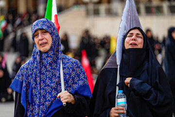 مراسم وداع با رهبر شهید انقلاب