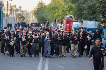 ساعات ابتدایی مراسم وداع با رهبر شهید انقلاب - خیابان پاکستان