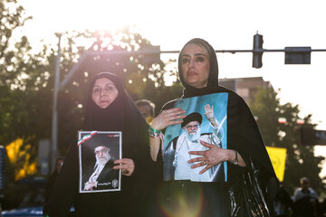 مراسم وداع با رهبر شهید انقلاب - خیابان‌های قنبر زاده و بهشتی