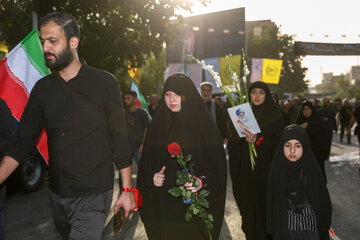 مراسم وداع با رهبر شهید انقلاب - خیابان‌های قنبر زاده و بهشتی