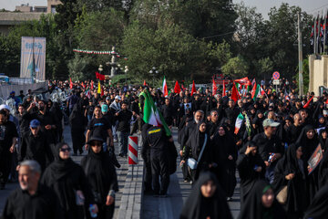 مراسم وداع با رهبر شهید انقلاب - خیابان‌های قنبر زاده و بهشتی