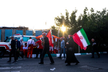 مراسم وداع با رهبر شهید انقلاب - خیابان‌های قنبر زاده و بهشتی