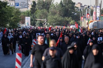 مراسم وداع با رهبر شهید انقلاب - خیابان‌های قنبر زاده و بهشتی
