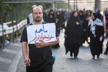 مراسم وداع با رهبر شهید انقلاب