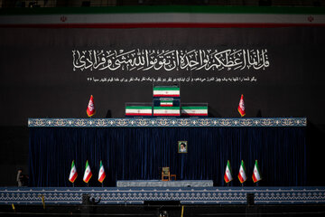 مراسم وداع با رهبر شهید انقلاب