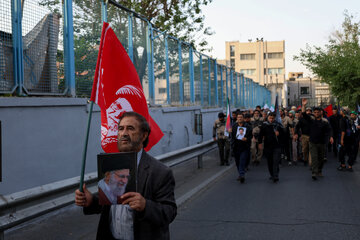 خیابانهای منتهی به مراسم وداع با رهبر شهیدانقلاب